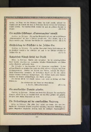 Ein amerikanischer Dampfer gesunken.