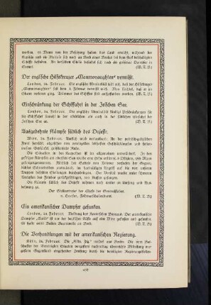 Ein amerikanischer Dampfer gesunken.