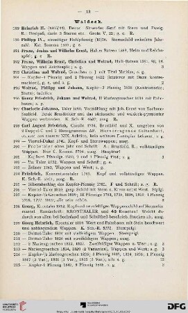 Waldeck (Nr. 189-283)