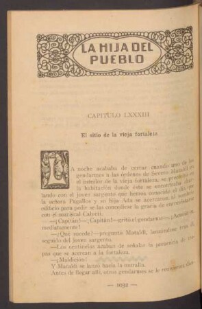 Capítulo LXXXIII - El sitio de la vieja fortaleza