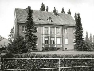 Chemnitz-Kappellenberg. Jüdische Gemeinde und Wohnhaus, Stollberger Straße 28. Straßenansicht