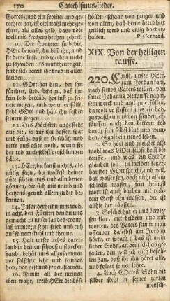 XIX. Von der heiligen tauffe