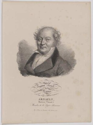 Bildnis des Antoine Vincent Arnault