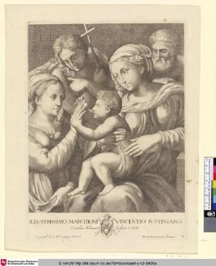 [Die mystische Hochzeit der Hl. Katharina; The marriage of St. Catherine]