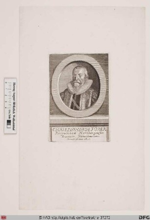 Bildnis Christoph III Fürer (von Haimendorf)
