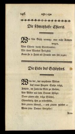 Die Liebe des Schöpfers
