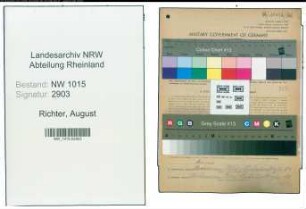 Entnazifizierung August Richter , geb. 18.03.1904 (Verwaltungsbeamter)