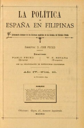 Núm. 99. 20 Noviembre 1894