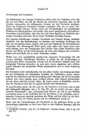 Kap. 20: Kriminologie und Psychiatrie