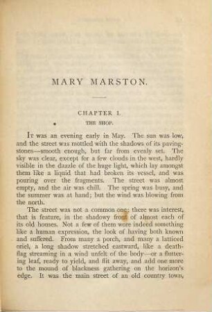 Mary Marston, 1