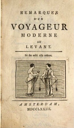 Remarques d'un voyageur moderne au Levant