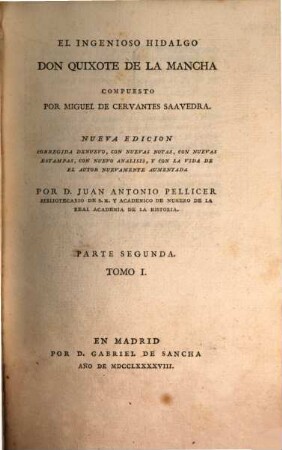 El Ingenioso Hidalgo Don Quixote De La Mancha, 2,1