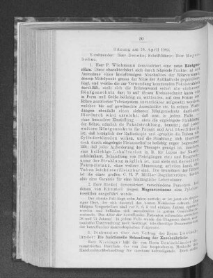 Sitzung am 18. April 1905.
