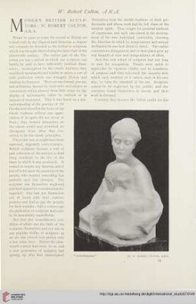 Modern British sculptors: W. Robert Colton, A.R.A.