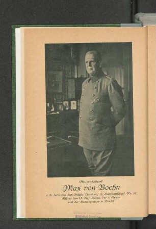 Generaloberst Max von Boehn