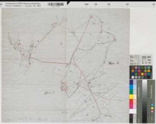 Holtfeld (Borgholzhausen) Katasterauszug nach 1900 (1 : 2500) 53,5 x 59,5 Zeichnung Wendt-Crassenstein K Nr. 38