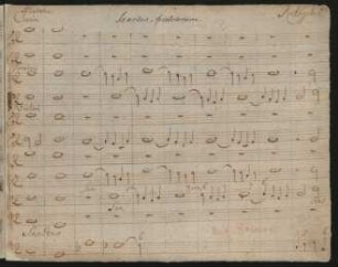 Messen. Auszüge; V (4), Coro, orch, bc; HelR deest