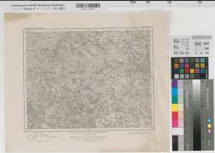 Deutsches Reich Karte des Deutschen Reiches Nr. 520 Rybnik 1886/1918 1 : 100 000 27,5 x 35,5 Kartographische Abteilung der Preußischen Landesaufnahme Benkhausen