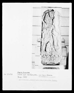 Stele mit Wettergott