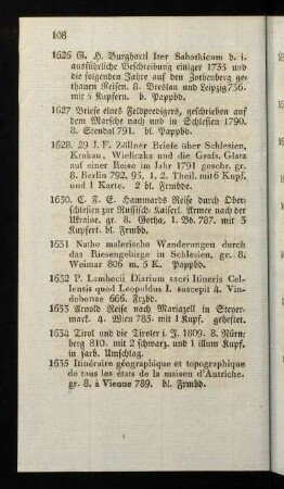108-125, 1626 - 1800