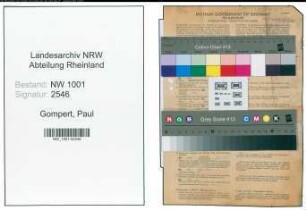 Entnazifizierung Paul Gompert, geb. 07.06.1907 (Kaufmann)