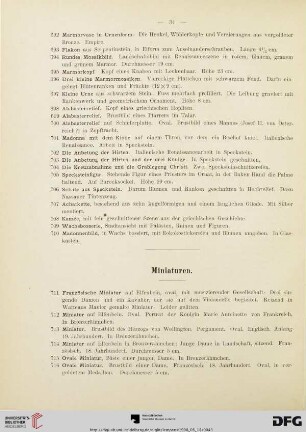 Miniaturen (Nr. 711-747)