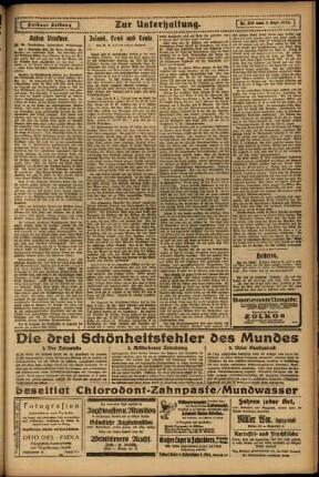 Zweite Ausgabe vom Dienstag, den 02. September 1924.