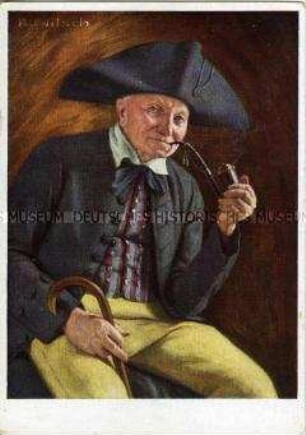 Bauer aus Thüringen in Tracht