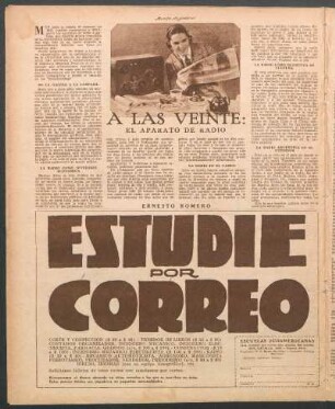 A las veinte: el aparato de radio