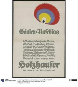 Säulenanschlag Holzhauser