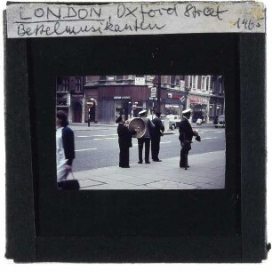 London, Oxford Street : Musikanten