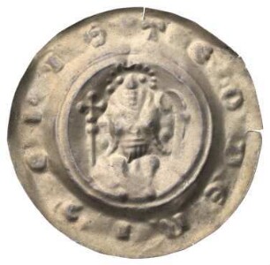 Fundmünze, Brakteat, 1242 - 1272