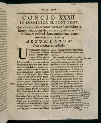 253-261, Concio XXXII. in dominica III. post pentecostes