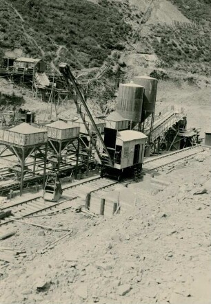 Riveris-Talsperre bei Trier, 1954-1956