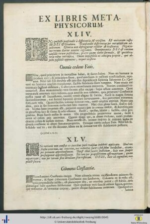 Ex libris Metaphysicorum.