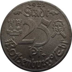 Münze / Notgeld, 25 Pfennig, 1921