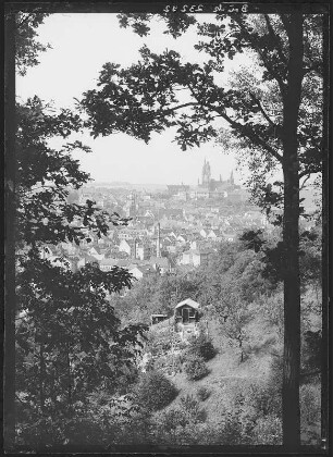 Meißen. Blick vom Stadtpark auf Meißen