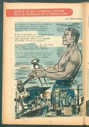 Soneto en que la pública opinión toca el problema de la producción