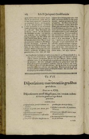 Tit. VII. De Dispensatione matrimonii in gradibus prohibitis.
