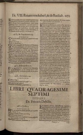 Libri Quadragesimi Septimi.