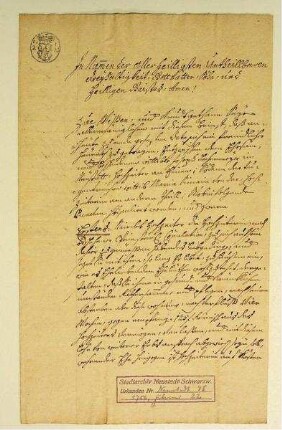 Heiratsvertrag Joseph Lachenmayer