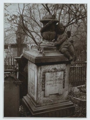 Eliasfriedhof, Dresden Grabmal Hans Christian Gottlieb Welker: Ansicht