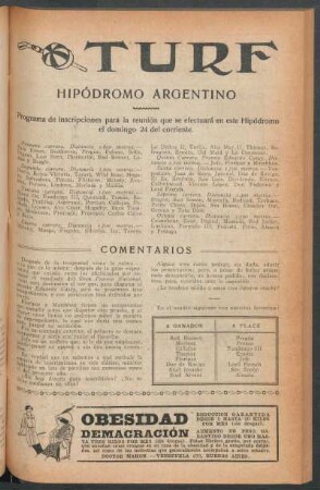 Turf - Hipódromo argentino