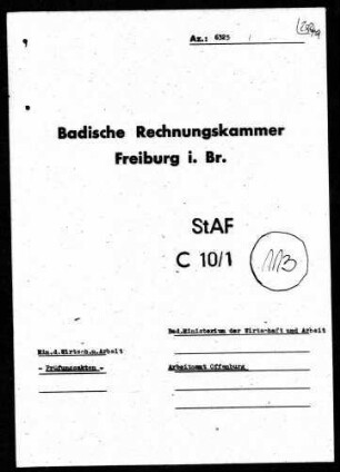 Arbeitsamt Offenburg