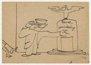 Postkarte von Ernst Kállai an Hannah Höch [und Til Brugman]. Berlin