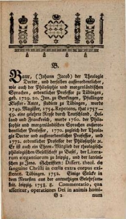 Würtembergisches Gelehrten-Lexicon, so vil die jeztlebende Würtembergische Schriftensteller betrift, 2