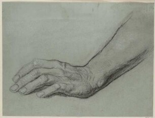 Studie einer linken Hand