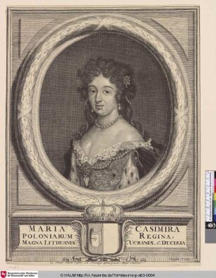 [Maria Kazimiera, Königin von Polen; Maria Casimira, Queen of Poland]