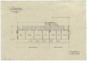 Gsaenger, Gustav; Rosenberg - Hütte (Bayern); Gemeindesaal - Grundriss DG