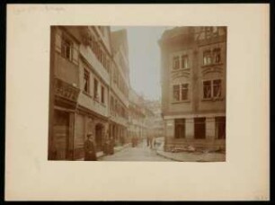 PA 6128, Hirschgasse. Schäden des Fliegerangriffs von 1916. Foto Sinner